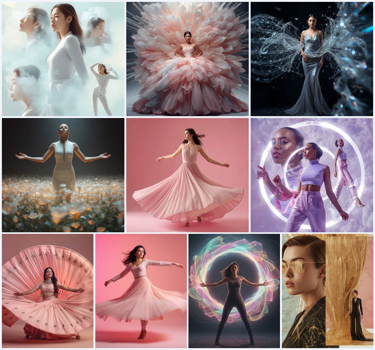 Best 10 AI Prompts for Stylish Women with Mini Skirts in Bold Youth Fashion Photography | Grok ai prompt