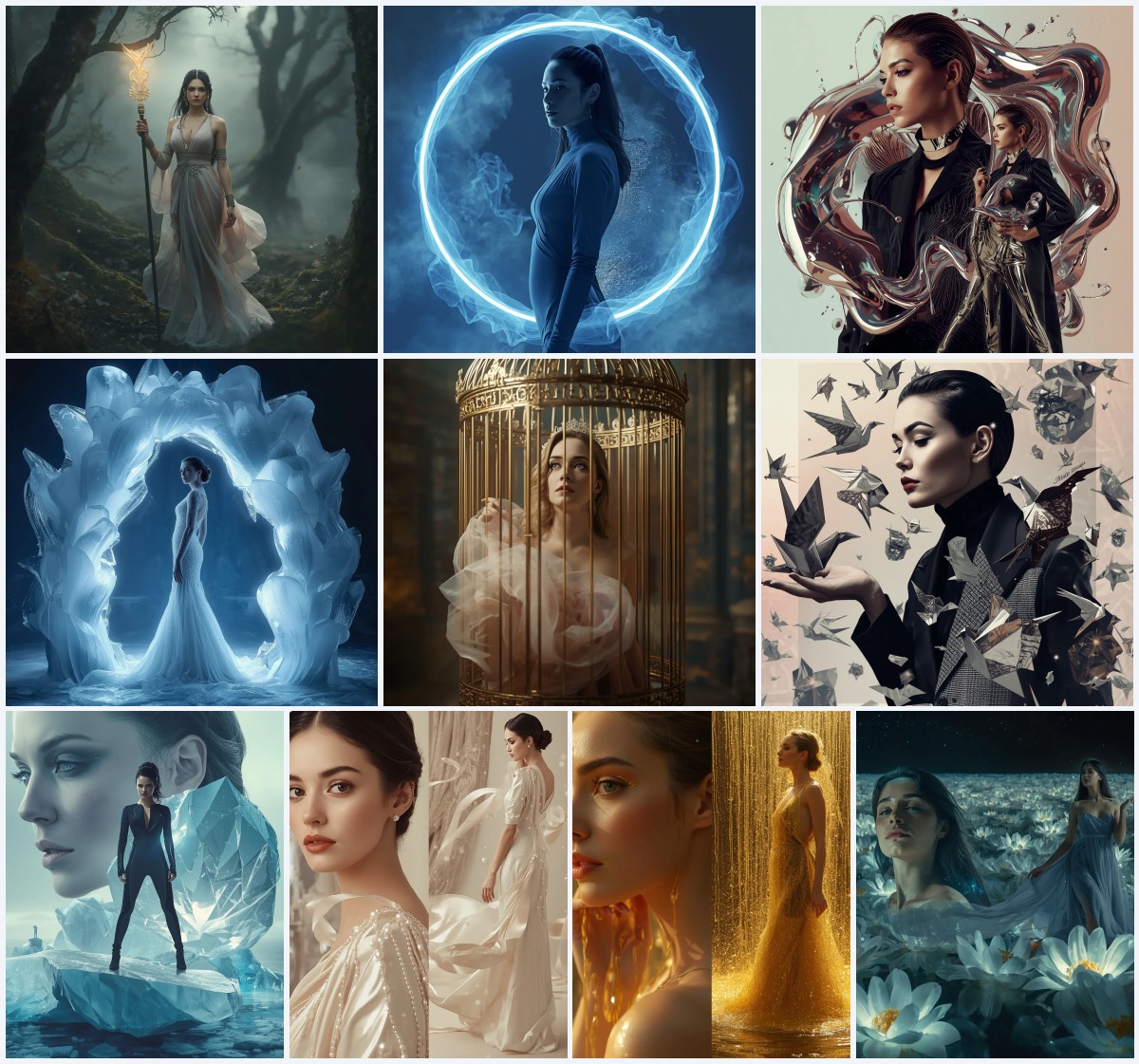 New 10 AI Prompts for Stylish Modern Women with Premium Fashion Photography | gemini ai photo