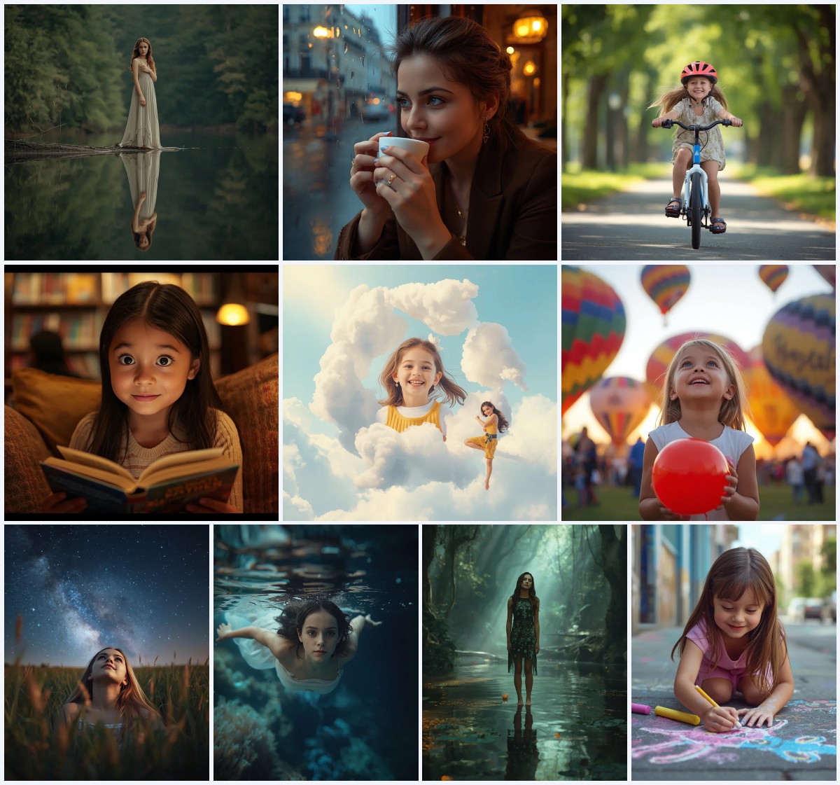 New 10 Serene Girl’s AI Prompts for Lakeside Morning Reflections | instagram trending prompt copy and paste
