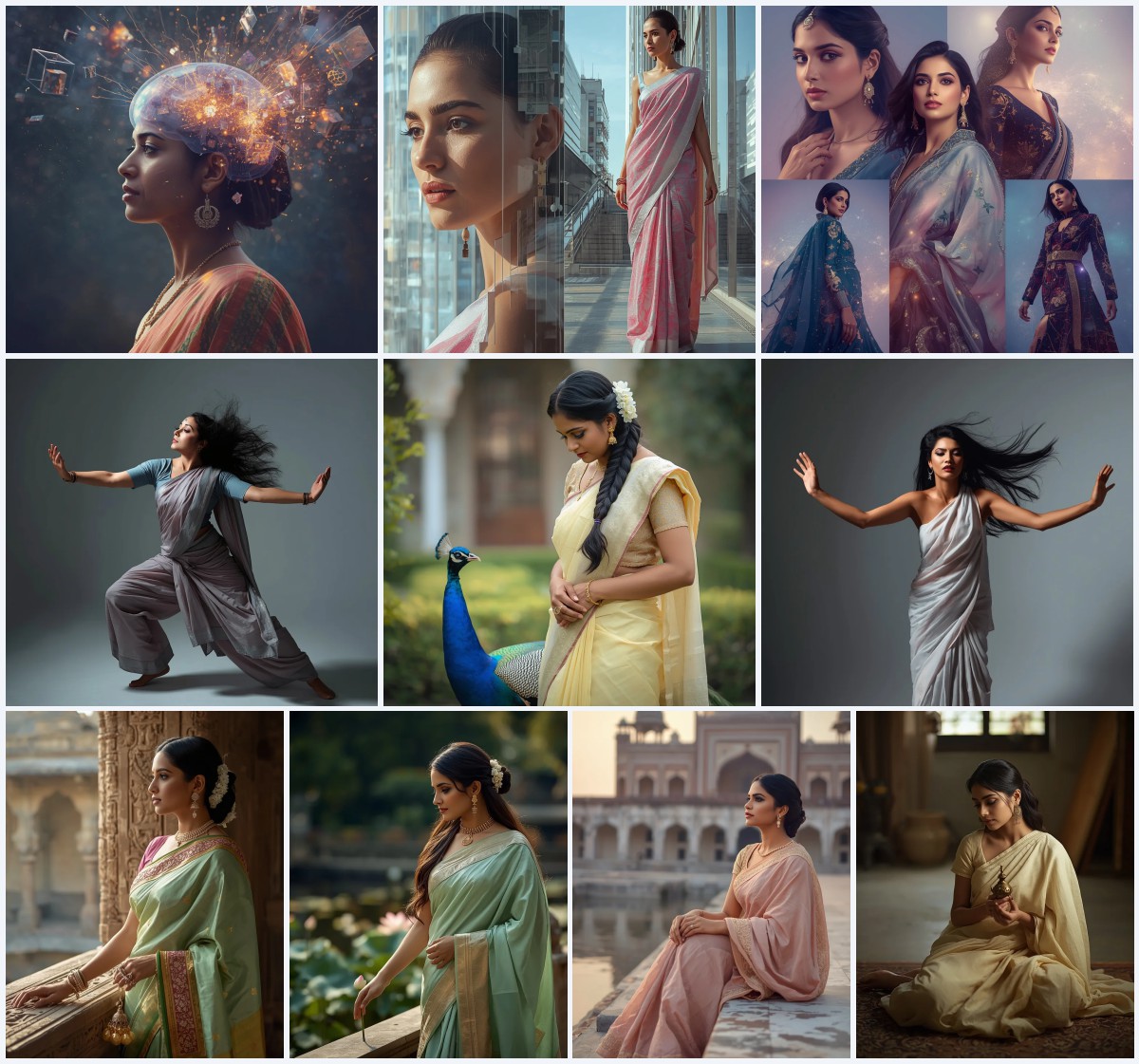 Top 10 Gemini Girl Photo Prompt Indian Style Instagram for Trending Posts | prompt seen girl ai photo editing