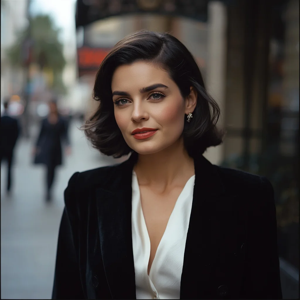 Hollywood Royalty's Impromptu Moment in Velvet — AI image prompt